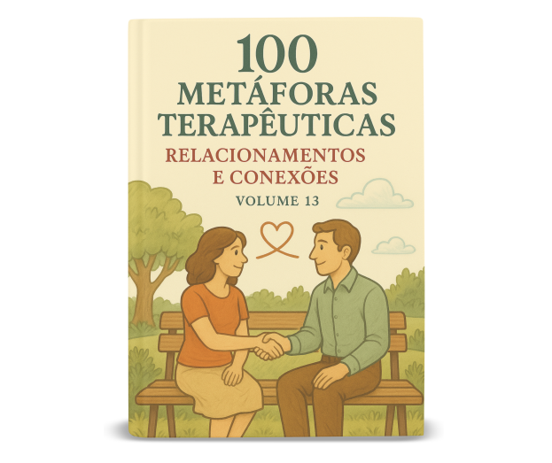 Capa do Volume 13 — 100 Metáforas Terapêuticas: Relacionamentos e Conexões