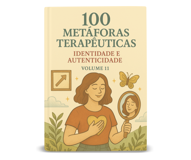 Capa do Volume 11 — 100 Metáforas Terapêuticas: Identidade e Autenticidade