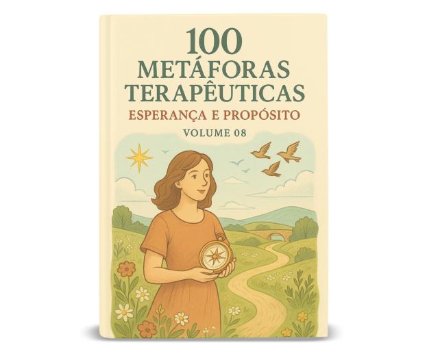 Capa do Volume 08 — 100 Metáforas Terapêuticas: Esperança e Propósito