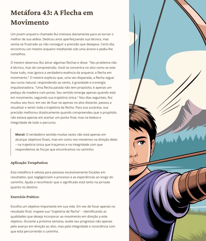Página interna do volume Tristeza e Perdas