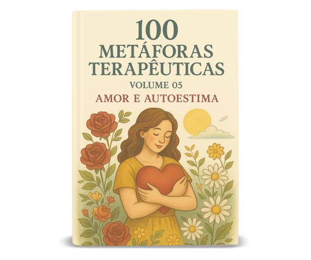 Capa do Volume 05 — 100 Metáforas Terapêuticas: Amor e Autoestima
