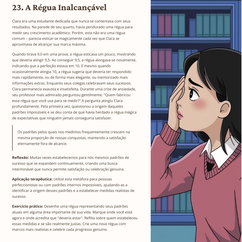 Página interna do volume Tristeza e Perdas