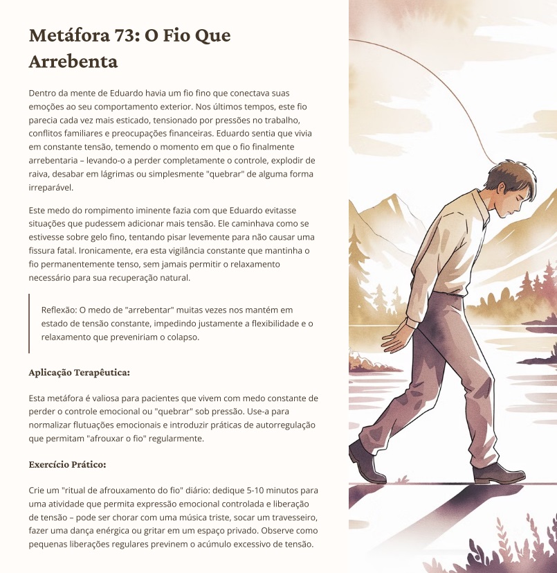 Página interna do volume Tristeza e Perdas
